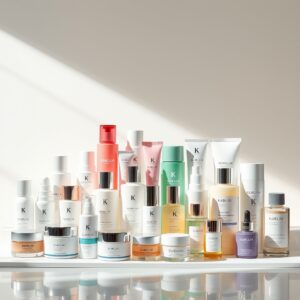 대한민국 뷰티와 K-팝의 관계를 설명하기 위한 이미지